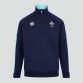 Navy Canterbury Men's Ireland Half Zip Training Top, with Funnel neck with 1/2 zip opening and side pockets from O'Neills.
