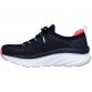 navy and pink Skechers women's D'Lux Walker runners with a well cushioned midsole from O'Neills