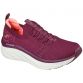 plum Skechers Women's runners with laces and a slip on design from O'Neills
