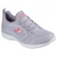 Women's Purple Skechers Summits - Perfect Views Trainers, with an engineered mesh and synthetic upper from O'Neills.