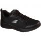 black Skechers women's trainers with a cushioned insole from oneills.com