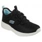 Black Skechers Women's Dynamight 2.0 Momentous Trainers with a memory foam insole from O'Neills