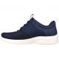 Women's Skechers Lace Up Trainers With S logo and mesh upper navy from O'Neills.