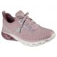 purple Skechers women's laced runners with a breathable athletic mesh knit upper from O'Neills