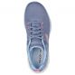 silver and blue Skechers women's runners in a lace up sporty design from O'Neills