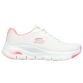 White / Pink Skechers Women's Arch Fit - Infinity Cool Trainers that are Machine washable from o'neills.