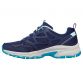 Women's Skechers Outdoor Run Trail Trainers With Mesh Upper Navy and Turquoise from O'Neills.