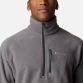 Grey Columbia Men's Fast Trek™ III Half Zip, with a Zippered chest pocket from O'Neill's.