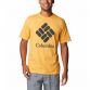 Orange men's Columbia CSC basic logo t-shirt with short sleeves and logo on the front from O'Neills.