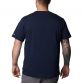 Navy men's Columbia CSC basic logo t-shirt with short sleeves and white logo on the front from O'Neills.