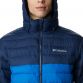 Navy Men's Columbia Powder Lite Hooded Jacket with adjustable hood from O'Neills.