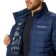 Navy men's Columbia Powder Lite jacket with internal reflective lining from O'Neills.