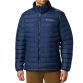 Navy men's Columbia Powder Lite jacket with outer padded and zipped pockets from O'Neills.