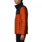 Orange and Black Columbia Powder Lite Jacket with zipped pockets from O'Neills.