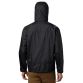 Men's Columbia black windbreaker with hood and pouch pocket from O'Neills.