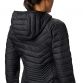 Black Columbia Women's Powder Lite™ Mid Down Jacket, with Zippered hand pockets from O'Neills