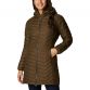 Olive Green Columbia Women's Powder Lite™ Mid Down Jacket, with Zippered hand pockets from O'Neills.