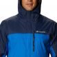 Blue and Navy Columbia rain jacket mens with hood andhigh neck from O'Neills.