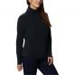 Black Columbia women's half-zip fleece, made from comfort stretch fleece material with a high collar to keep drafts out from O'Neills.