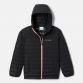 Black Columbia Kids' Powder Lite™ Hooded Jacket, with Hand pockets from O'Neills.