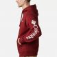 Red Columbia Men's Viewmont II Sleeve Graphic Hoodie with Kangaroo pocket from O'Neills.