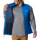 Men's Columbia Powder Pass™ Gilet Blue with zip up pockets from O'Neills
