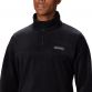Black mens' Columbia fleece pullover with logo on left chest from O'Neills.