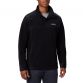 Black mens' Columbia fleece pullover with half snap closure from O'Neills.