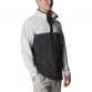 White mens' Columbia fleece pullover with half snap closure from O'Neills.