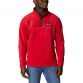 Red Columbia Men's Steens Mountain™ Fleece Pullover, with a Modern Classic Fit from O'Neills.