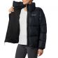 Black women's Columbia puffer jacket with elasticated cuffs and zip pockets from O'Neills.