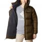 Olive Green Columbia Women's Puffect™ Mid Hooded Jacket, with Zippered pockets from O'Neills.