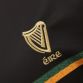 Black 1916 commemoration jersey with watermarked harp design and historic Poblacht na hÉireann on back by O'Neills. 