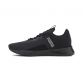 black Puma men's runners with a lace closure and bootie construction from O'Neills