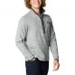 Grey Columbia Men's Sweater Weather™ Half Zip Fleece, with a Zippered chest pocket from O'Neills.