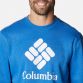 Blue Columbia Men's Trek™ Crew Sweatshirt, with Ribbed collar from O'Neills.