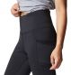 Black Columbia women's performance leggings, made from ultra-stretch fabric with a high rise waistband and featuring a mesh side pocket from O'Neills.