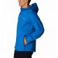 Blue men's Columbia Earth Explorer waterproof jacket with hood and zip pockets from O'Neills.