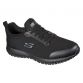 black Skechers mens runners featuring a water repellent upper and slip resistance outsole from O'Neills