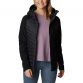 Black Columbia Women's Powder Lite™ Hybrid Hooded Jacket, with Zippered hand pockets from o'neills.