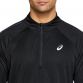 ASICS Men's Icon Long Sleeve Half Zip Top Performance Black / Carrier Grey