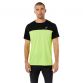Men's Black ASICS Race T-Shirt, with reflective details from O'Neills.
