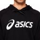 ASICS Men's Big Logo Overhead Hoodie Black / White