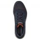 Navy Skechers men's runners with a smooth action leather upper from O'Neills