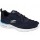 navy Skechers men's trainers with a memory foam comfort insole from oneills.com
