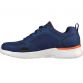 Navy and Orange Skechers Skech-Air Dynamight Lace Up Lightweight Trainers from O'Neills