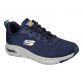 Men's Navy Skechers Arch Fit Trainers, with engineered mesh from O'Neills.