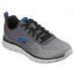 Grey Skechers Men's Track - Ripkent Trainer with a flexible cushioning midsole from O'Neills