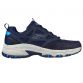 Men's Skechers Lace Up Trail Walking Shoes With Mesh Upper and Speckled Midsole Navy and Grey from O'Neills.