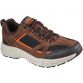 brown and black Skechers men's trainers with a memory foam cushion insole from O'Neills